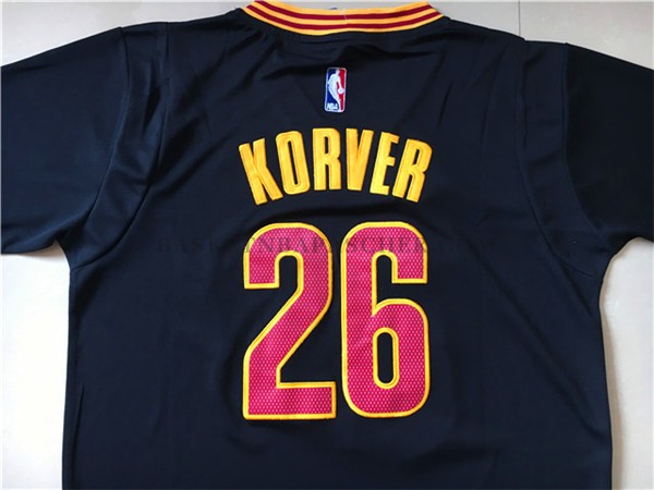 Maillot NBA Manche Courte Cleveland Cavaliers Korver Noir